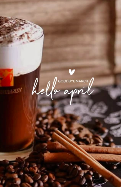 Goodbye March, hello April. ☕